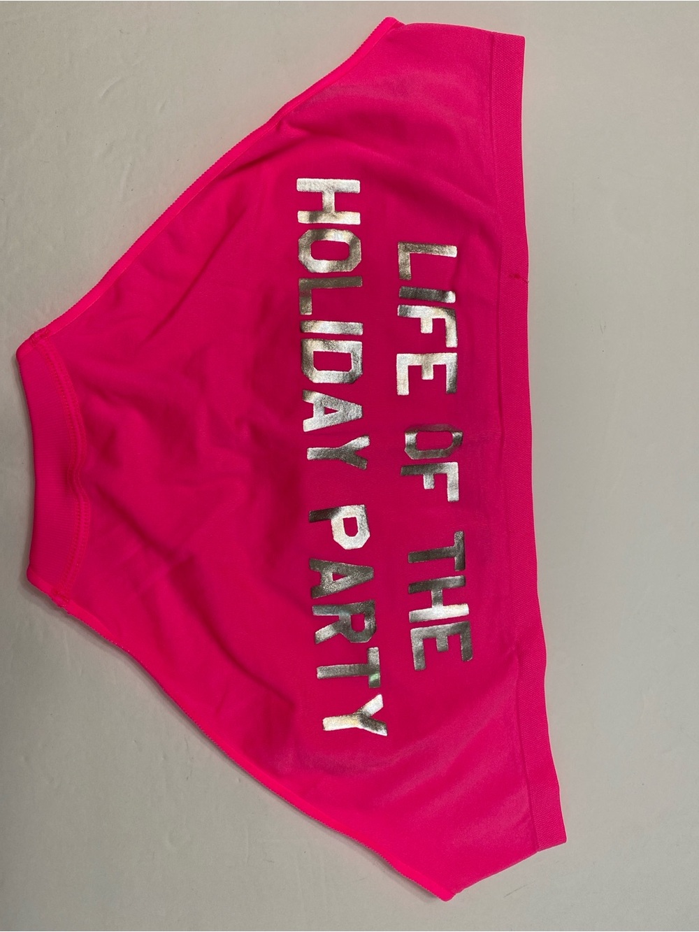 RARE 2019 Pink Victoria’s Secret “Life of the holiday party” bikini panties
